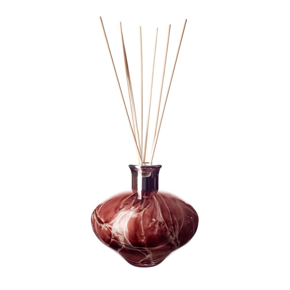 Amelia Art Glass Plum Marble Oval Reed Diffuser £17.99